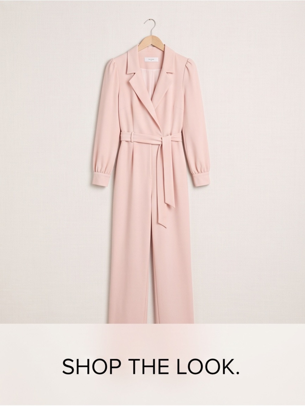 Kendall & Kylie Blush Pink Tailored Wrap Jumpsuit - Picture 4 of 14